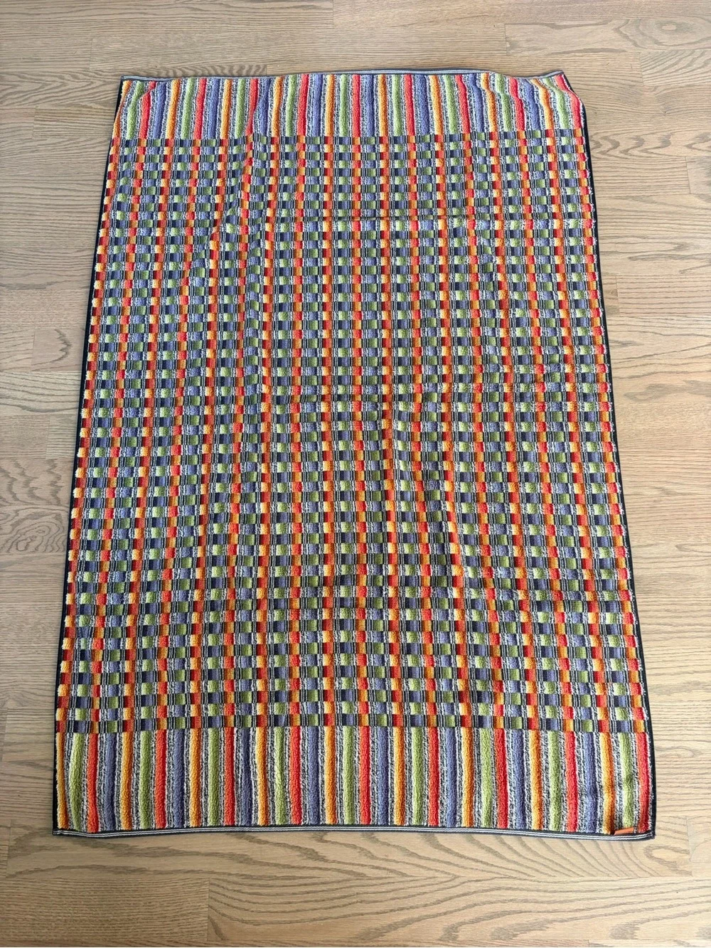 Missoni Home Linens Hand and Body Bath Towel Set Multicolored Striped Jacquard